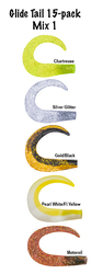 GlideTail svansar 15-pack Mix 1