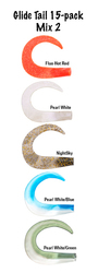GlideTail svansar 15-pack Mix 2