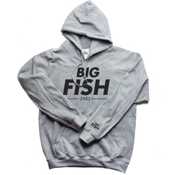 Big Fish Hoodie Grey -