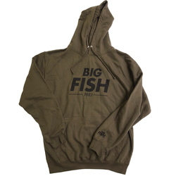 Big Fish Hoodie Olive Green -
