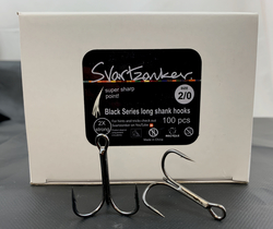 SZ Black Series long shank hooks - 100 pack