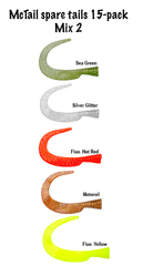 McTail svansar 15 pack Mix 2