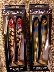 McRubber 21 cm 2:a sort 4-pack Perch och Burbut