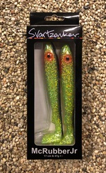 McR Junior 17cm - C19 Black'n Chartreuse Andra sortering