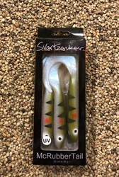 McRubber Tail 23 cm 3 pack UV Perch