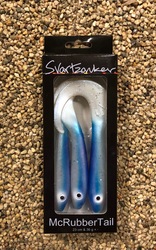 McRubber Tail 23 cm 3 pack Blue Pearl