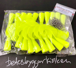 Svartzonker Tail big pack 20-p - C11 Fluo. Yellow
