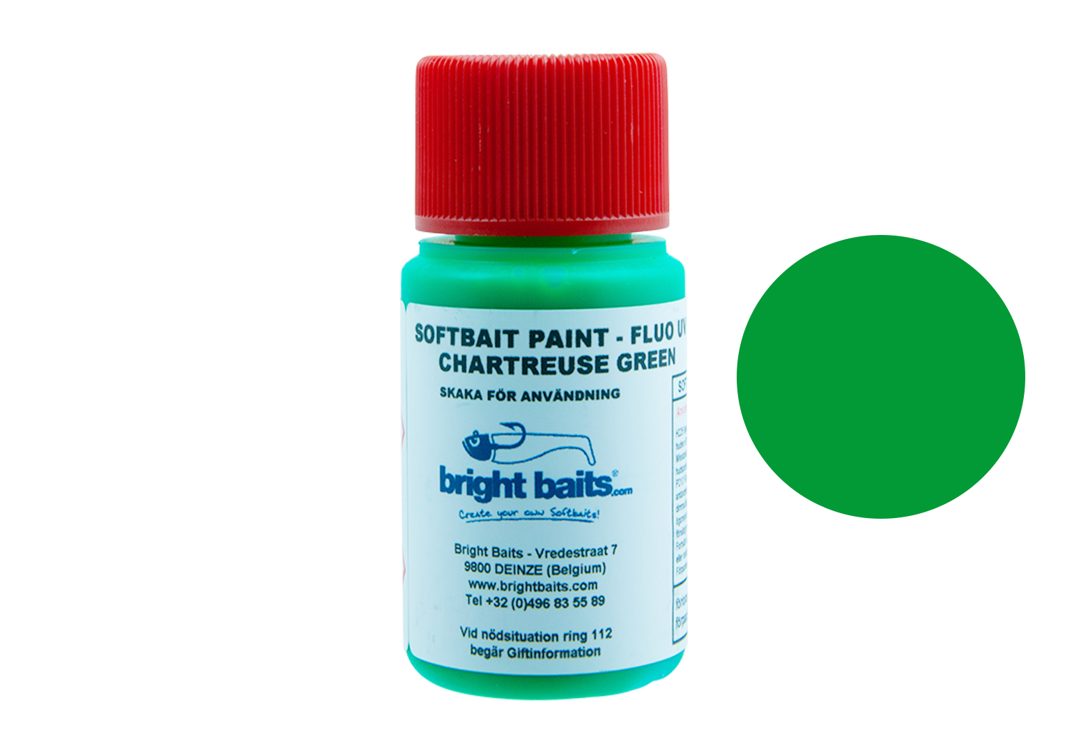 Softbait Paint Fluo Chartreuse Green - 60ml