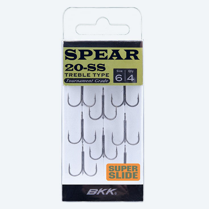 BKK Spear-20 SS Treble hook 8 pack #12 - Betesbyggarkiosken