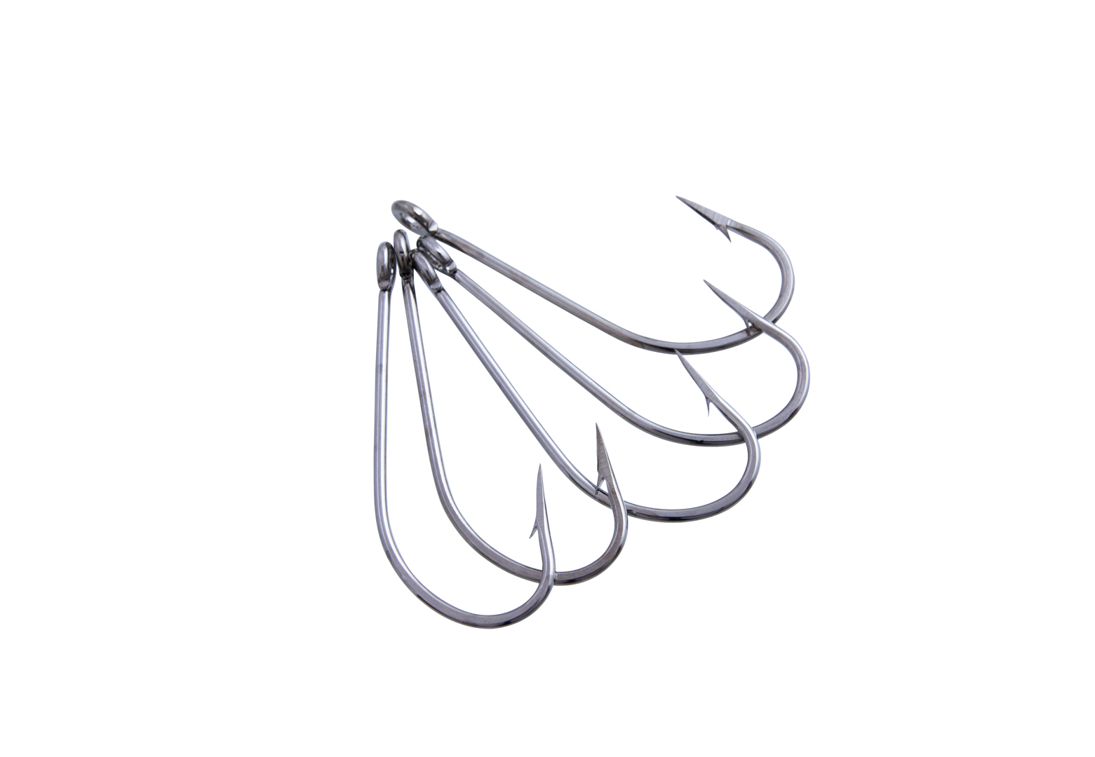 EAGLE CLAW L255M NICKEL PLATED LONG 4/0 SPINNERBAIT BUZZBAIT HOOKS 100 PACK 